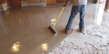 Основные достоинства наливного пола и монтаж покрытия