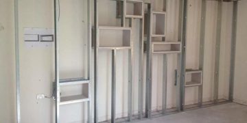 Как выполняется монтаж профиля для последующей укладки ГКЛ