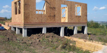 Этапы возведения каркасно-панельных домов