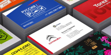 Разработка дизайна визиток и технология их печати