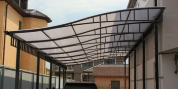 Навесы для домов и дач: конструкции, типы и монтаж