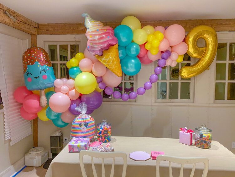 Оформление шарами Дня рождения: идеи и способы